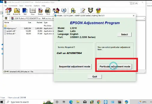 epson l3200 resetter