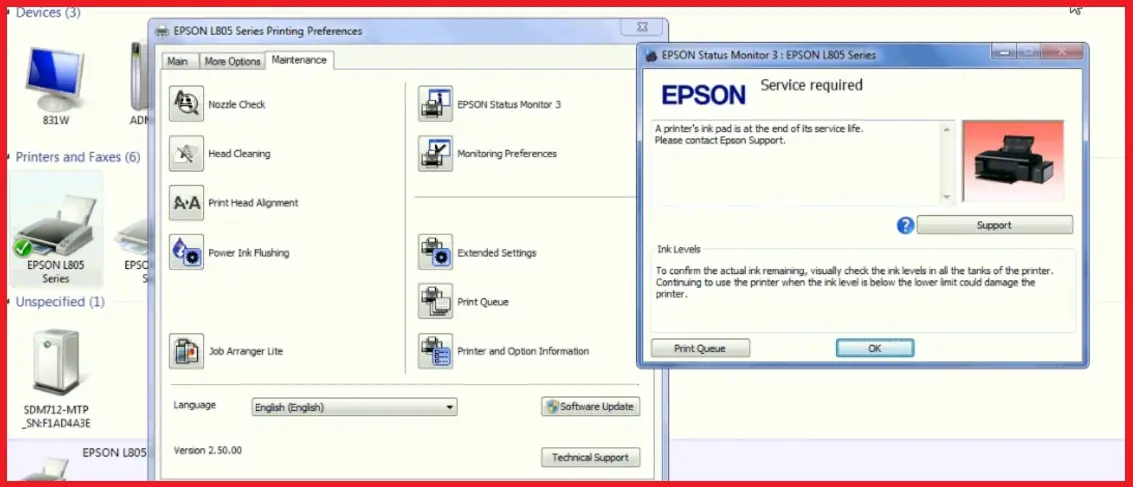 Epson L805 Resetter Free Download Epson L805 Resetter Adjustment Program Free Fixepson 4214