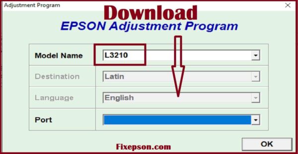 Epson L3210 Resetter Free Download 100 Fix Red Light Blinking Tested Fixepson 9819