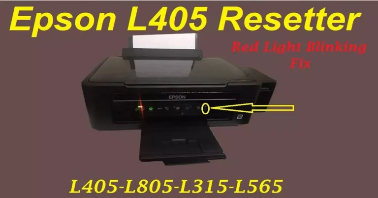 Epson L405 Resetter download