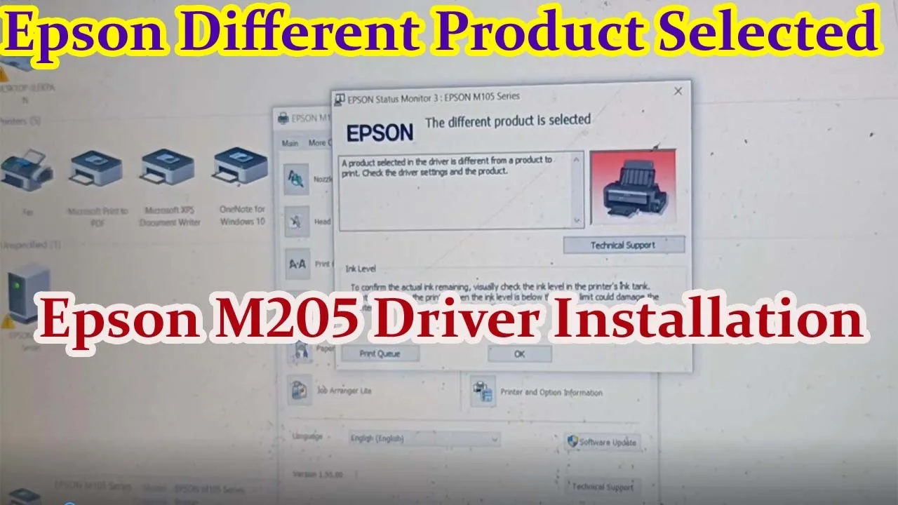 epson m205 driver download