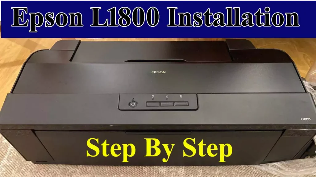 epson l1800 setup