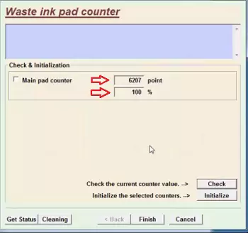 epson l385 resetter click initialize