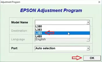 epson l385 resetter model