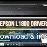 epson l1800 driver installation
