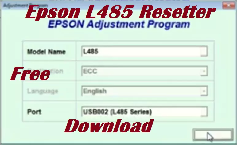 epson l485 resetter download