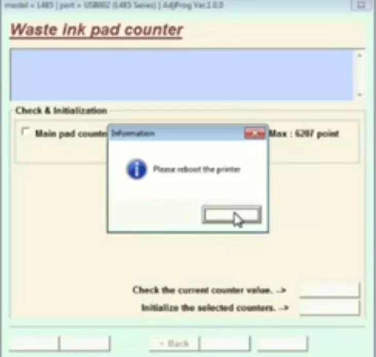 epson l485 resetter reboot