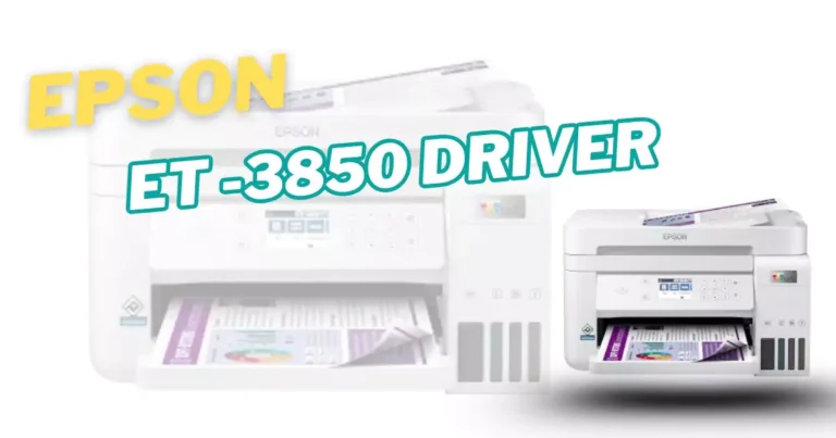 Epson ET-3850 Driver download