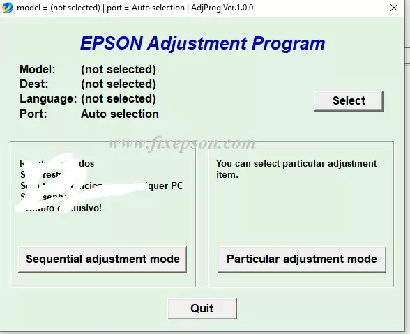 epson l130 adjustment program 1