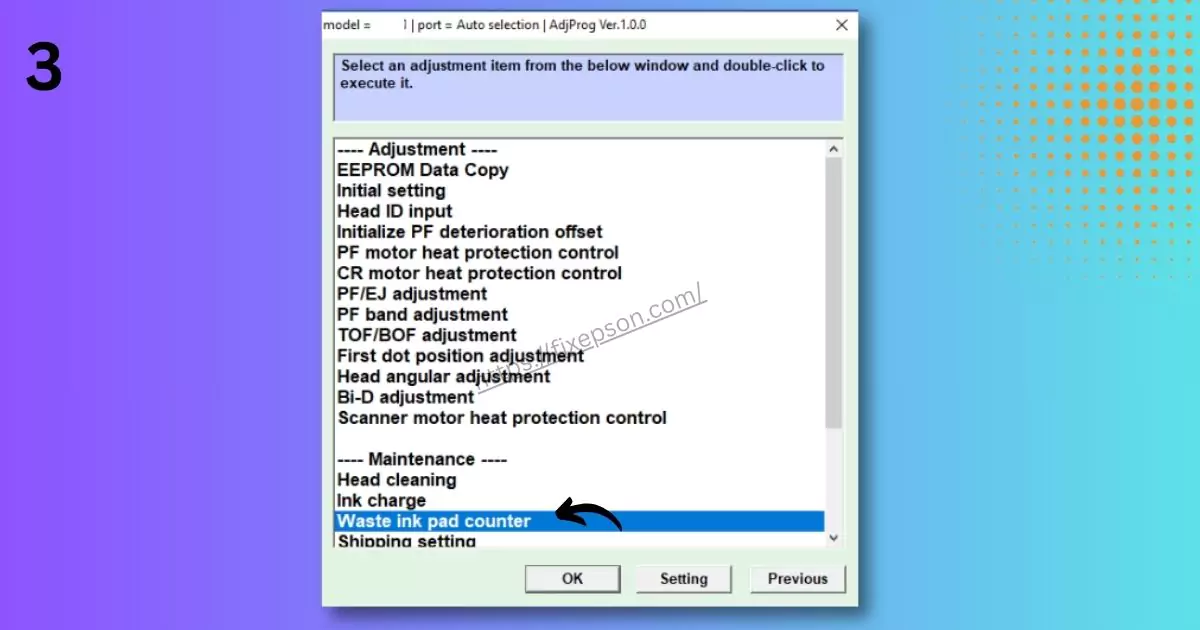 Epson Ink Pad Resetter 33