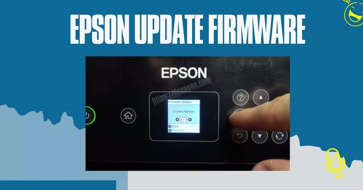 epson update firmware